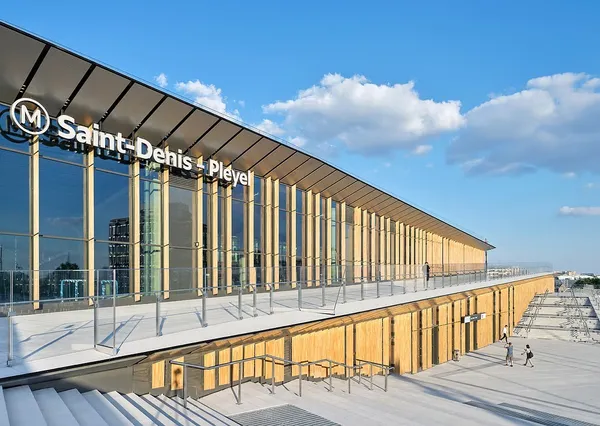 隈研吾操刀 Saint-Denis Pleyel 地鐵站設計