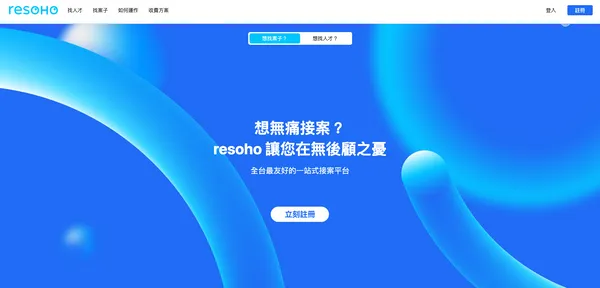 Resoho網站截圖