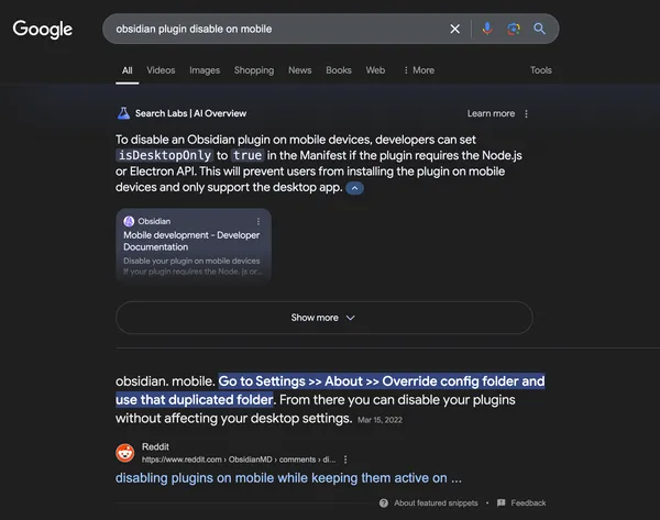Google AI Overview