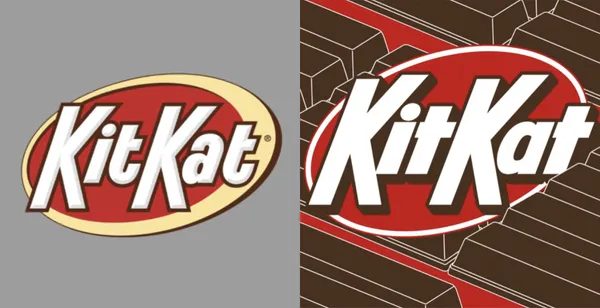 美國經典 KitKat 巧克力威化餅換上新裝！以洗練、「易碎」的字體增強與商品連結，主攻北美市場