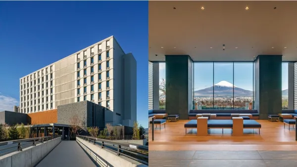 富士山全景盡收眼底！HOTEL CLAD 倒樑結構擴大窗戶，182 間客房將絕美景色引入室內