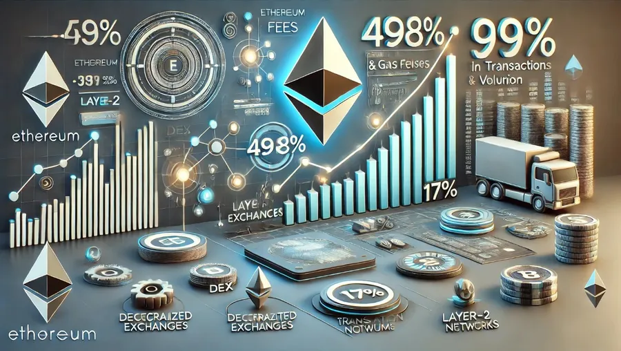 以太坊交易費暴增498%！Layer2、Solana鏈上活動快速成長，以太幣會跟著漲嗎？