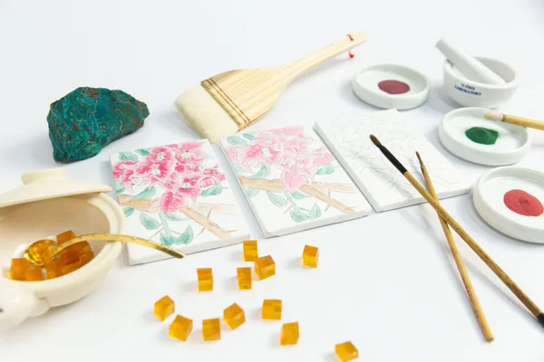 公眾計畫—膠彩自習室教育展區