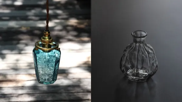 從器皿感受岐阜山雪——口吹玻璃杯、花器等作，日本玻璃藝術家「安土草多」個展台南森初登場