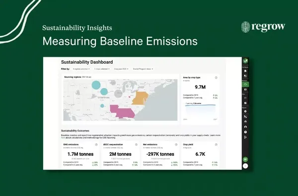 Regrow Sustainability Dashboard
