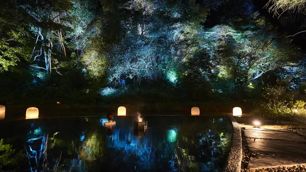 teamLab 新作「幽谷隱田跡」