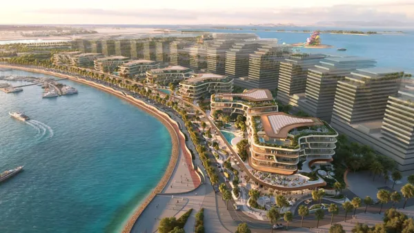 卡達海濱新地標！Zaha Hadid 建築事務所操刀「The Grove」，293 戶奢華公寓打造永續生活願景