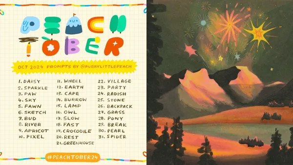 插畫界不可錯過的盛事！10 月限定「Peachtober」：一天一主題創作接龍，精選 5 位插畫家介紹