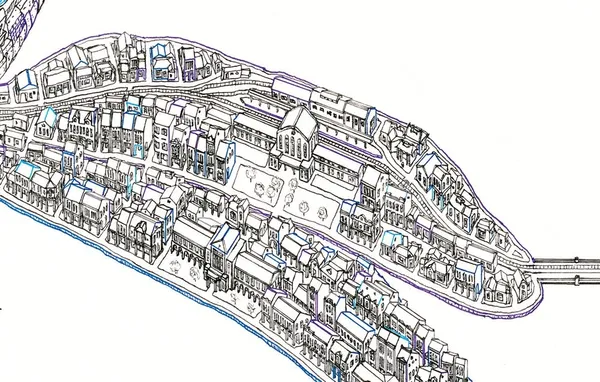 新竹古城風情、彰化恬靜農村！英籍藝術家 Tom Rook 超過 10 年手繪紀錄台灣美麗地景風貌 | ShoppingDesign