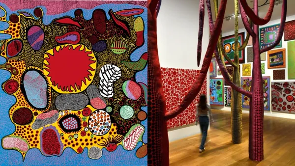 草間彌生美術館新展《我想戰勝死亡並繼續生活》開展！5 層樓展區探索藝術家生死對話