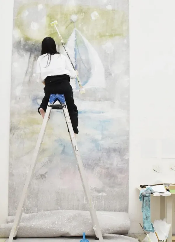 御陶坊新展展至 12/1！日本油畫家ミノリ Minori 創作個展，以「雨天」為意象，細膩拆解點與線