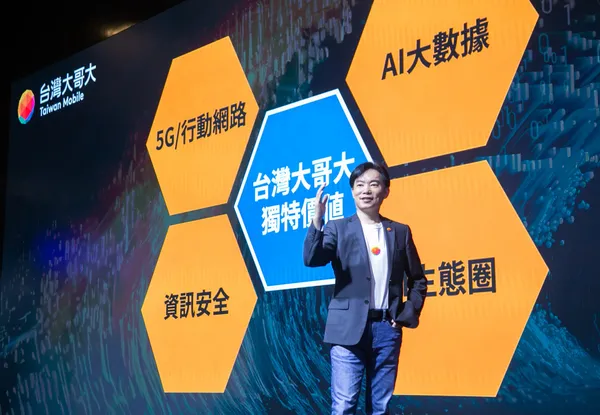 圖六：台灣大資訊長蔡祈岩指出，台灣大成為企業最佳的AI合作夥伴，為企業打造應用AI的低垂果實。.jp