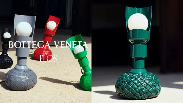 BOTTEGA VENETA 攜手 FLOS 推出絕美桌燈！以編織工藝重新演繹「MODEL 600」經典桌燈