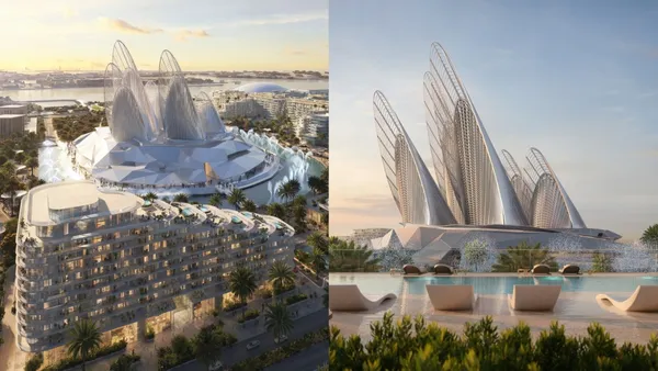 阿布達比首座文華東方公寓登場！BIG 操刀設計、226 間豪宅坐擁羅浮宮美景