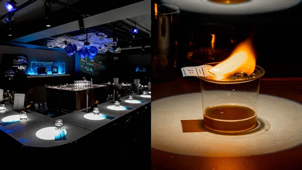 以調酒詮釋街頭小吃！亞洲 50 大酒吧「unDer lab」新酒單亮相，將台灣市場常見元素搬入空間中