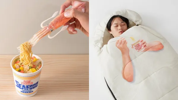 總讓人忍不住多看一眼！日清泡麵應景推出「魷魚泡麵叉」，盤點日清泡麵歷來 5 件搞怪企劃