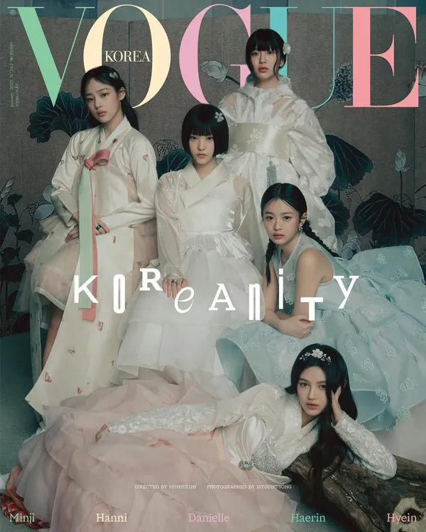 Minji、Hanni、Danielle、Haerin、Hyein vogue 2025