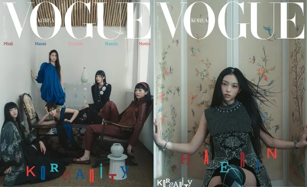Minji、Hanni、Danielle、Haerin、Hyein vogue 2025