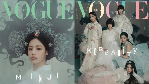 Minji 登上 Vogue Korea 2025 新年封面！揭秘古典絕美髮型設計：來自極費工的貝殼裝飾工藝