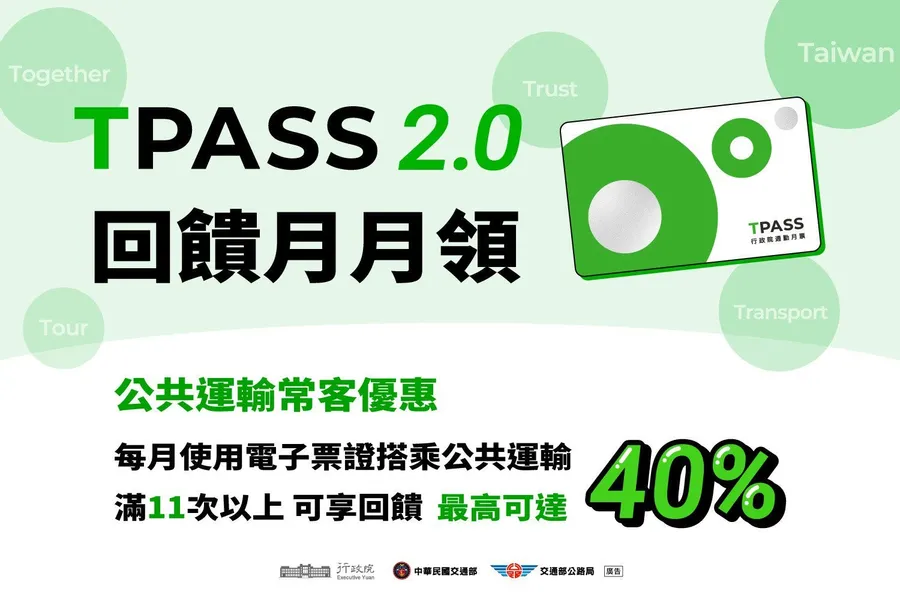 影片｜TPASS 2.0新制2月開跑，常客優惠最高回饋40%！登記方式、購票管道一次看