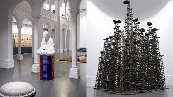 朱銘美術館登入柏林！以「此地－他方」為題，8 位台灣藝術家展出鋼鐵、石雕等多元媒材作品