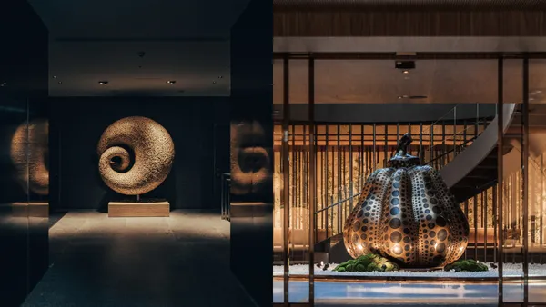 草間彌生在日月潭！漢來日月行館攜手國際藝術巨擘、在地工藝能量，向四季變換的湖景致敬