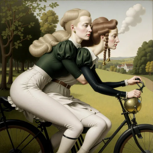 3_高美館國際特展《馮．沃爾夫的花園堡壘》｜馮．沃爾夫作品〈Riding Free〉（藝術家提供）.