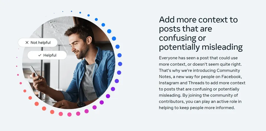 Meta推出社群筆記！FB、IG、Threads開放貢獻者申請：有望擔任「鍵盤公道伯」