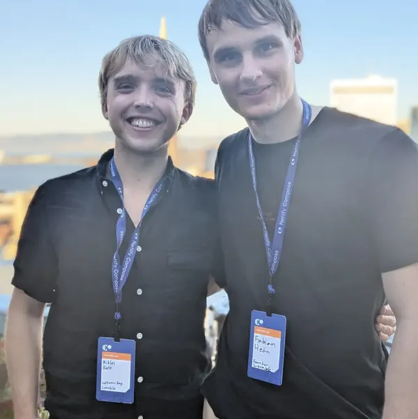 Lovable共同創辦人Anton Osika與Fabian Hedin