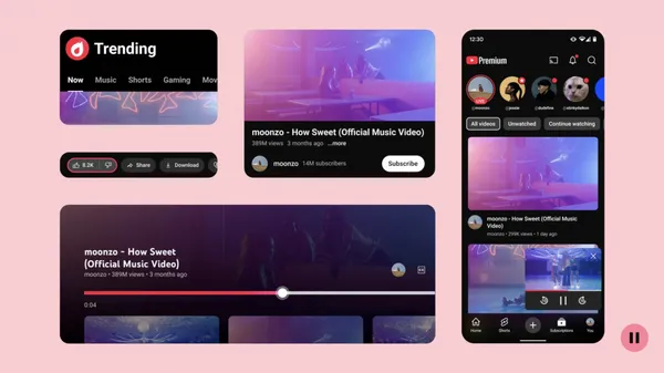 YouTube新品牌色