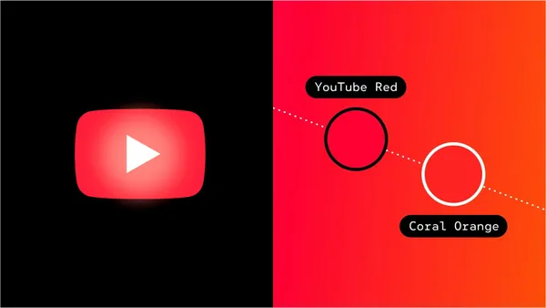 YouTube新品牌色