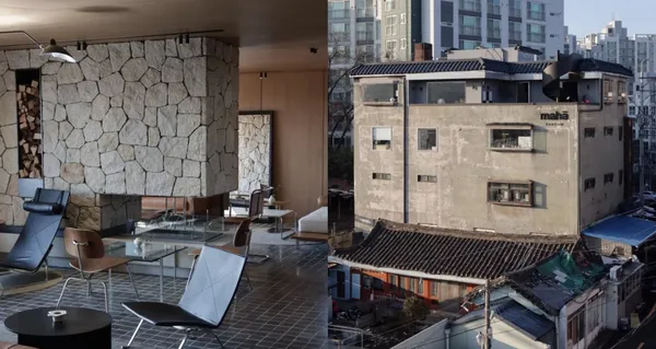 舊澡堂變身絕美咖啡館！韓國建築師打造「Maha Hannam」，漢江全景、爵士樂聲中品建築之美