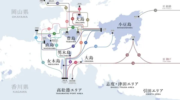 2025 瀨戶內藝術祭船班時間公開