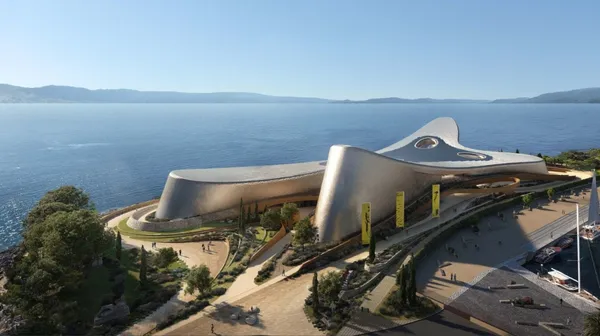 義大利海岸新地標！Zaha Hadid Architects 打造 24,000 平方米文化中心，串聯城市與海洋