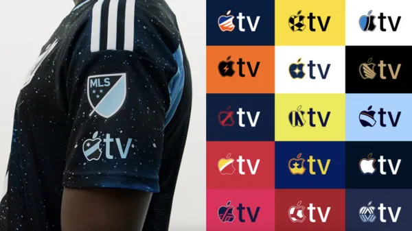 Apple TV 聯名設計曝光！向來對 logo 設計謹慎的蘋果，為何破格融入 MSL 隊徽特色再設計？