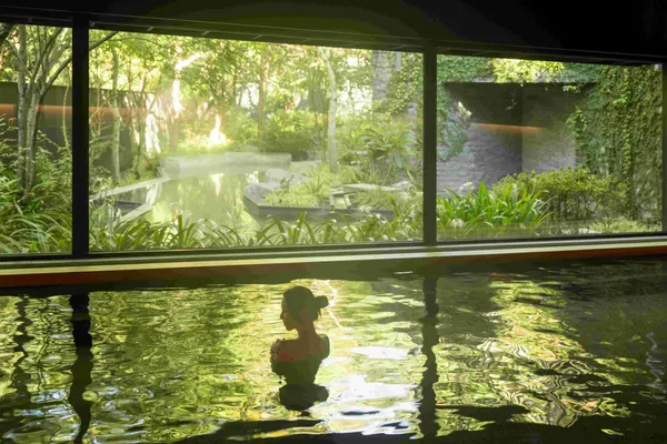 【虹夕諾雅 谷關 HOSHINOYA Guguan】檜木室內池・Hinoki Public Bath