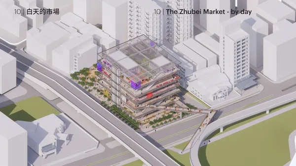 MVRDV 在台新作曝光！「竹北水岸市集」