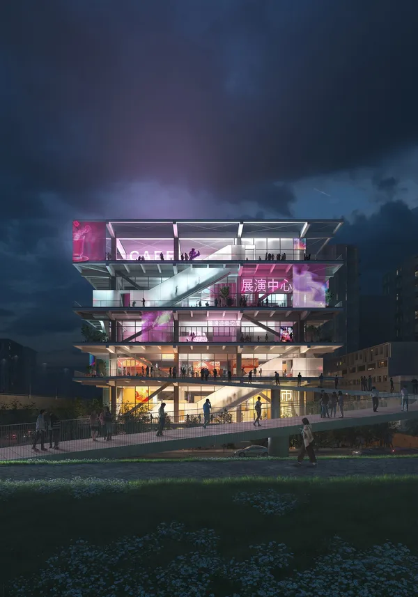 MVRDV 在台新作曝光！「竹北水岸市集」