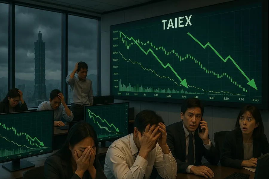 台股黑色星期一｜證交所統計936檔股票慘吞跌停，明天平盤以下禁止放空！