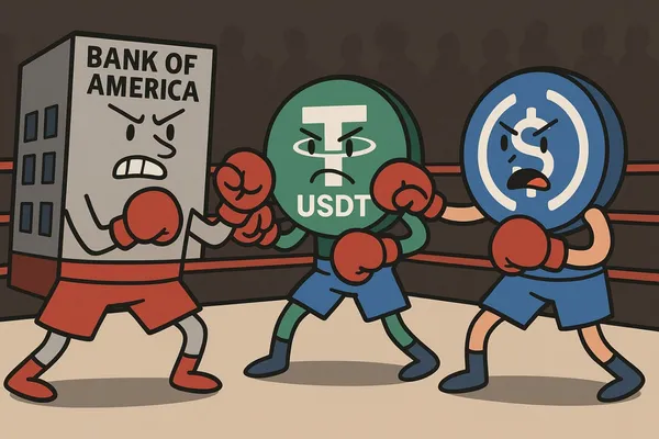 美國穩定幣監管戰升溫：銀行、科技巨頭與加密業者爭奪市場主導權