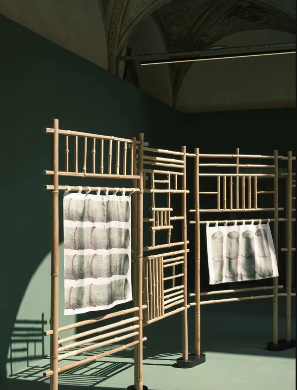 Gucci「竹藝邂逅」藝術展品 / 展場