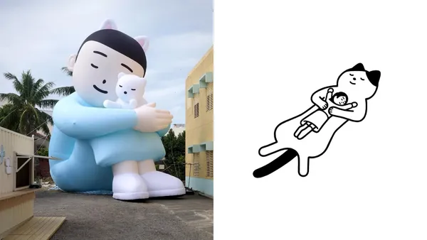 一筆一畫都充滿溫度！日本插畫家山內庸資：以簡約線條和療癒構圖，描繪城市的美好日常
