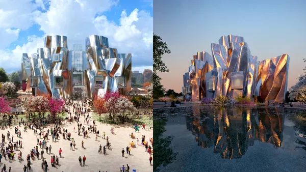 建築教父 Frank Gehry 新作在台中！以折疊金屬與起伏不鏽鋼打造，「中國醫藥大學美術館」2028 完工