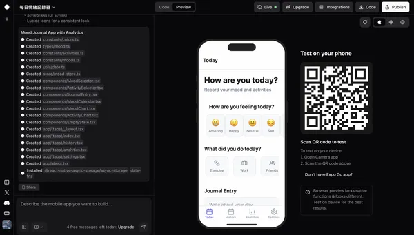 「我的下巴掉下來了，文字就能做出App！」1篇投資人貼文讓Rork從破產到5天內賺300萬 
