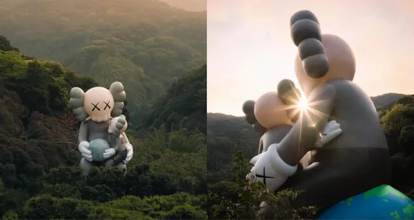 KAWS 世界巡迴登陸曼谷！18 公尺巨型親子 COMPANION 首次亮相，懷抱月球傳遞溫馨情感