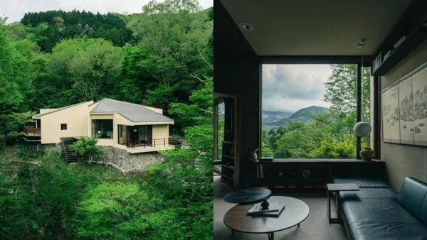 箱根森林秘境「AKNOT HAKONE」！中世紀設計融合現代，旋轉空間擁抱大涌谷絕景