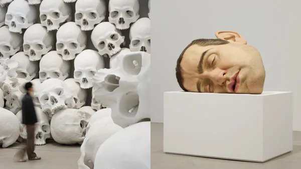 「100 顆超巨型頭骨」在首爾美術館 MMCA！寫實派雕塑家 Ron Mueck 韓國首場大型個展