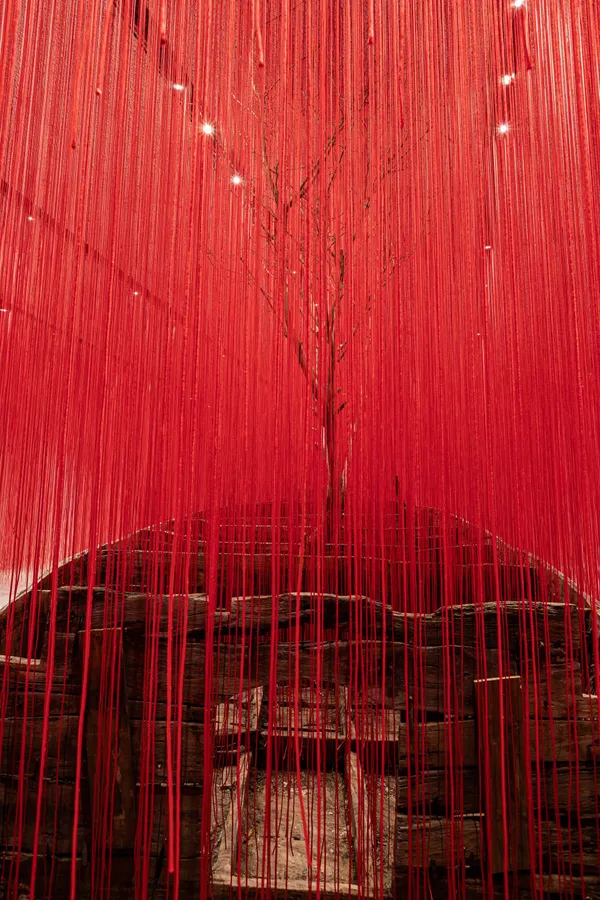 北京紅磚美術館迎來鹽田千春大展