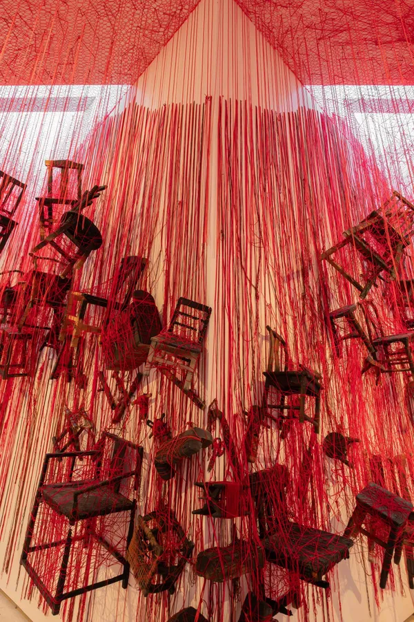 北京紅磚美術館迎來鹽田千春大展