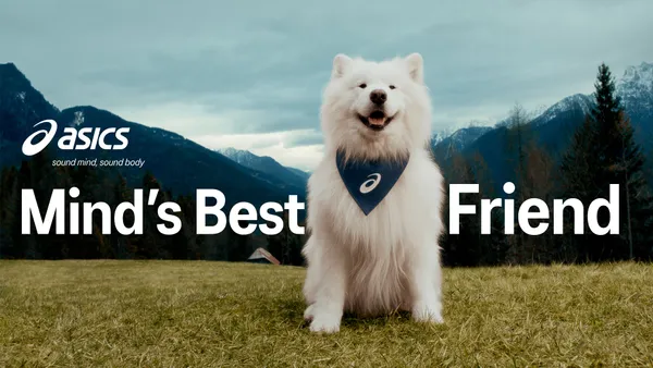 ASICS  狗狗代言人